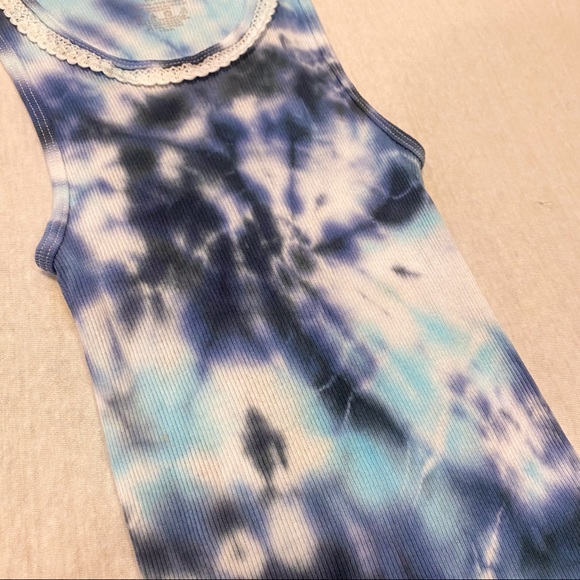 TIE DYE CROPPED TANK TOP - Picture 3 of 4